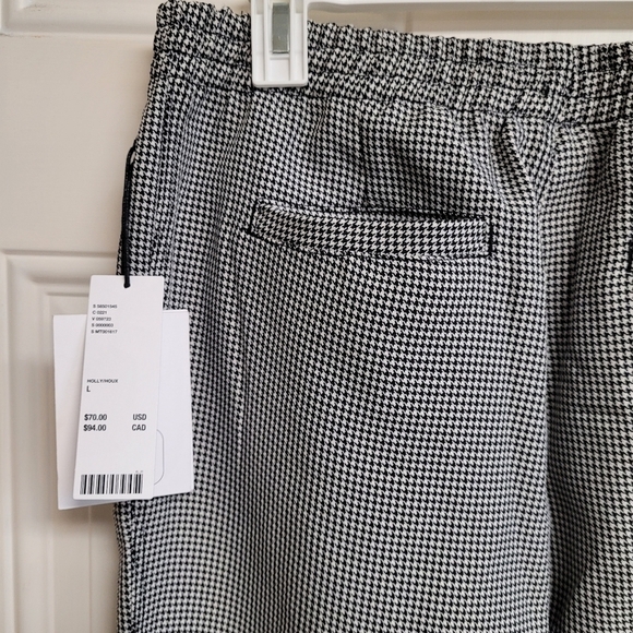 Urban Outfitters Misfit Mad Minds Black And White Houndstooth High Waisted Pants - Picture 5 of 13